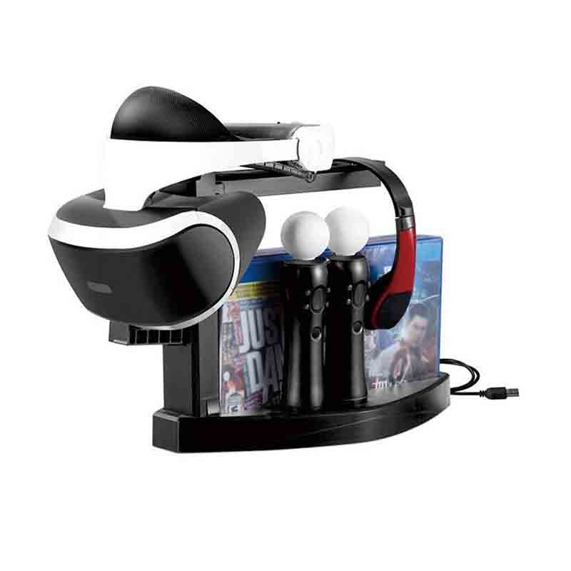 Ps4 Base Cargadora + Apoya Vr Para Playstation 4