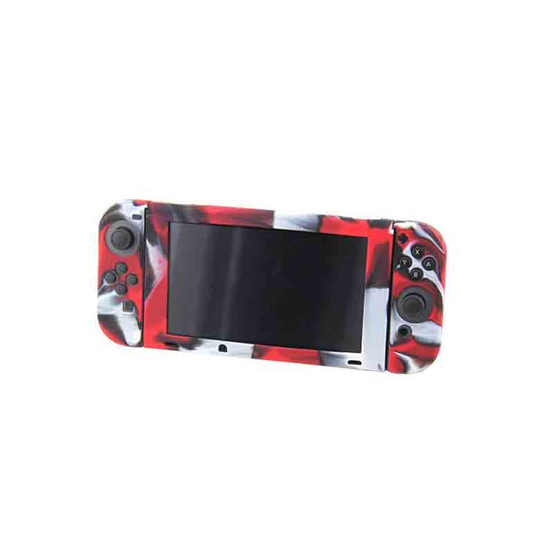 Nintendo Switch Funda Silicona Para Consola Y Joy-Con (Rojo)