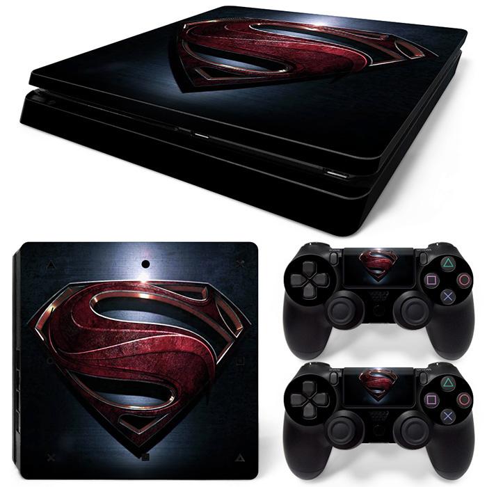 Ps4 Slim Skin Estampas Para Playstation 4 Slim (Superman)