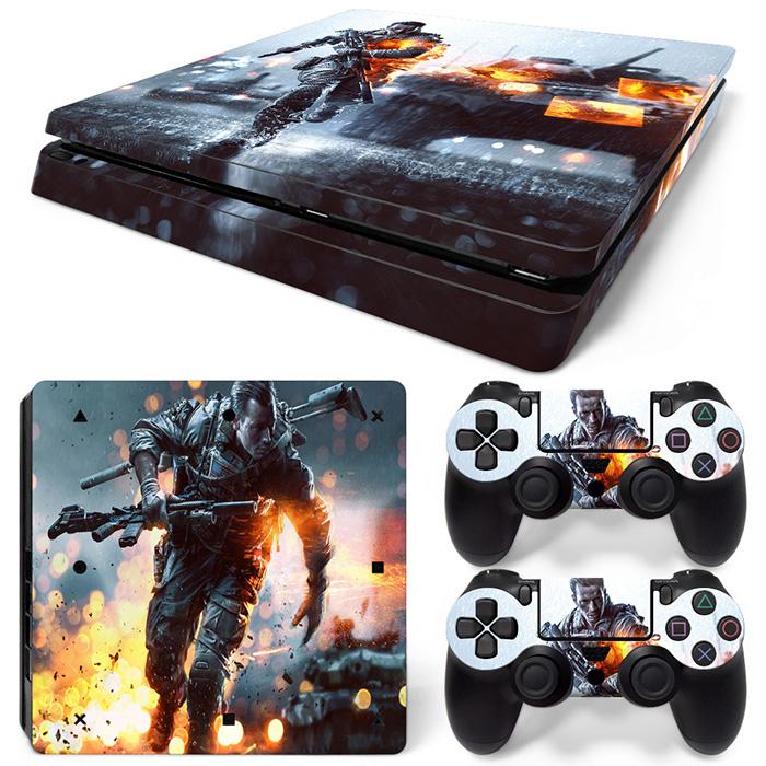 PS4 Slim Skin Estampas Para PlayStation 4 Slim (Battlefield)