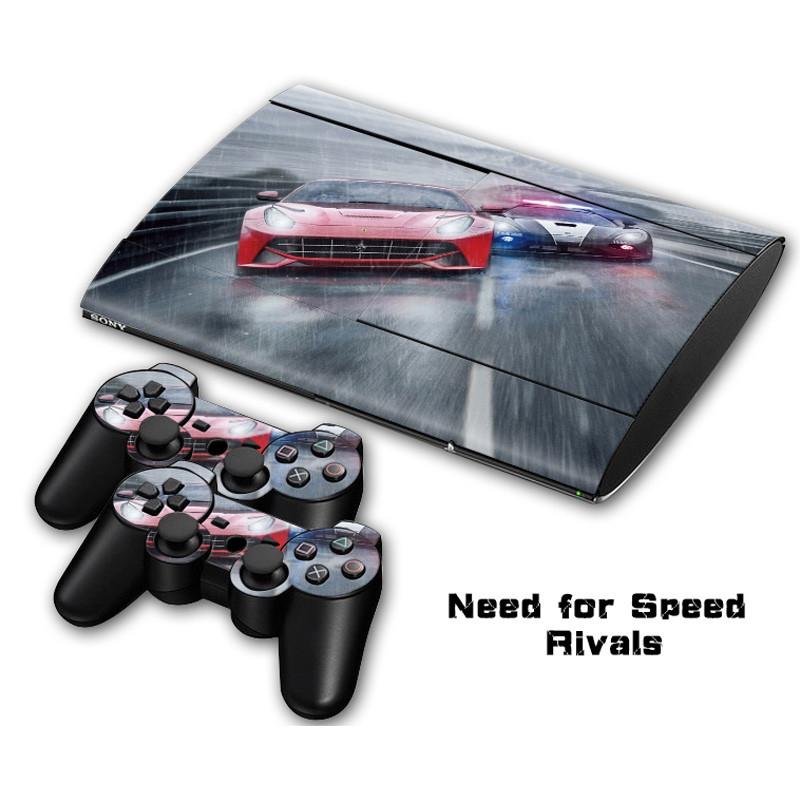 PS3 Super Slim 4000 Skin Estampas (Need For Speed)