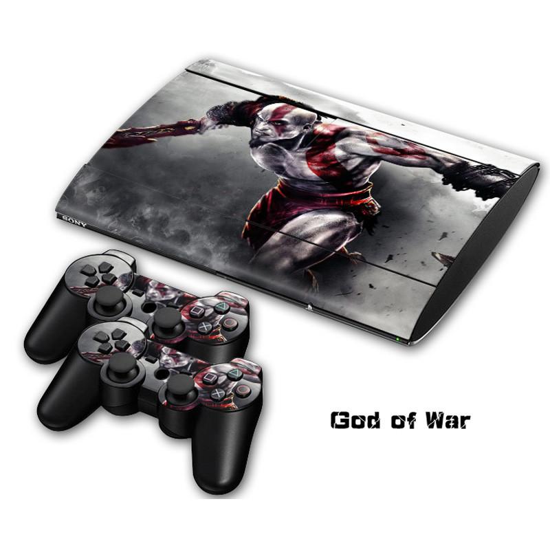 PS3 Super Slim 4000 Skin Estampas (God Of War)