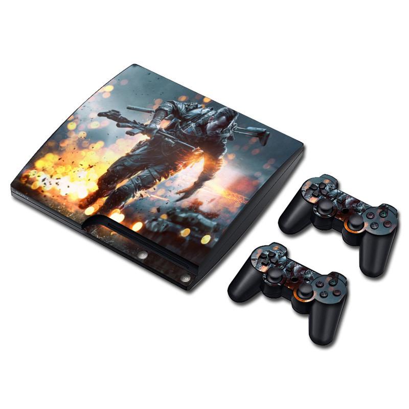 PS3 Slim Skin Estampas Para PlayStation 3 Slim (Battlefield)