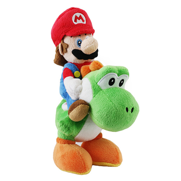 Peluche Nintendo Super Mario Yoshi y Mario (20cm)