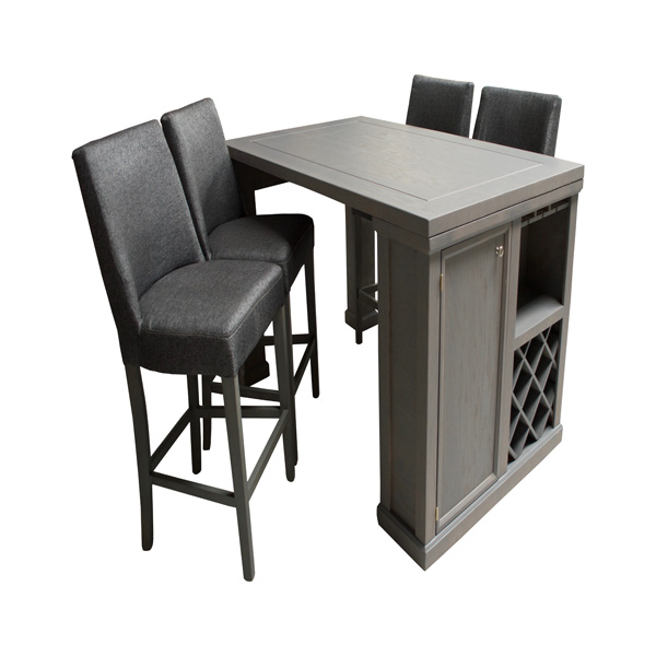 Comedor Olimpo - Chapa de encino, 4 bancos 