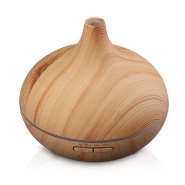 Humificador o Difusor  bambú Gadgets & Fun  con luz led para aceites esenciales o aroma terapia 500 ml