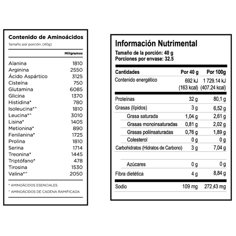 One Nature 1.3Kg Proteina Vegana En Polvo Certificada 100% Vegetal - Natural