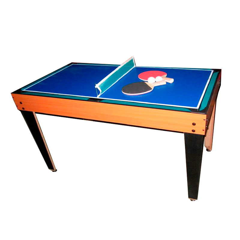 Mesa Futbolito 4 En 1 Billar Hockey Ping Pong Diversión Entretenimiento