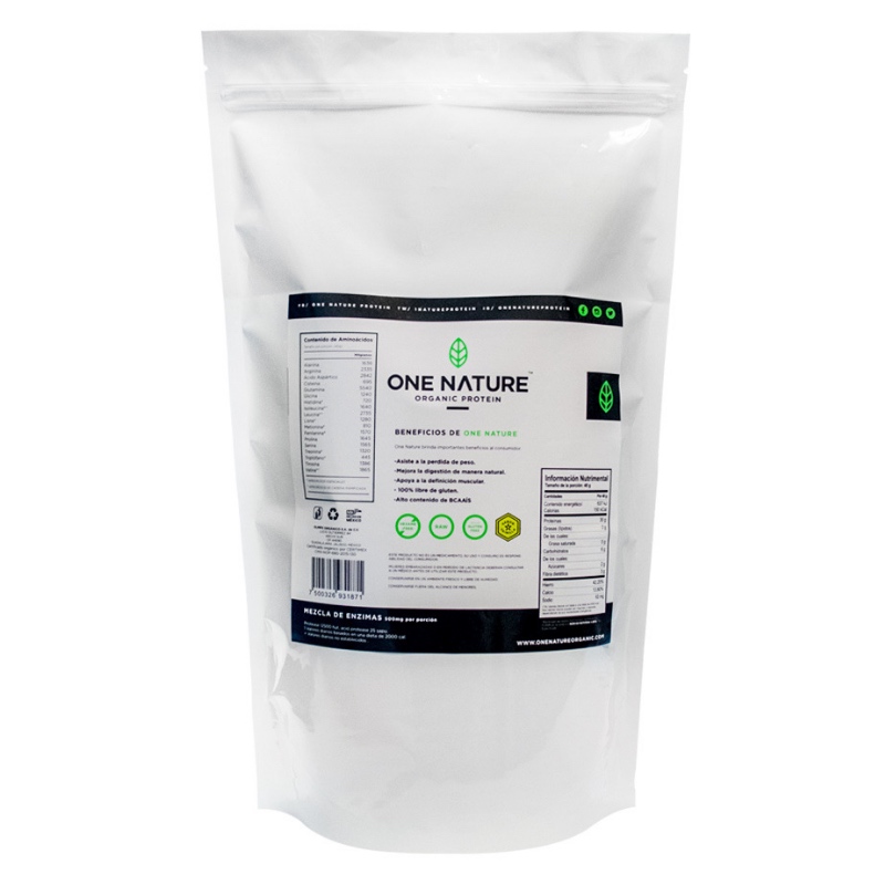 One Nature 3Kg Proteina Vegana Certificada En Polvo 100% Vegetal - Vainilla