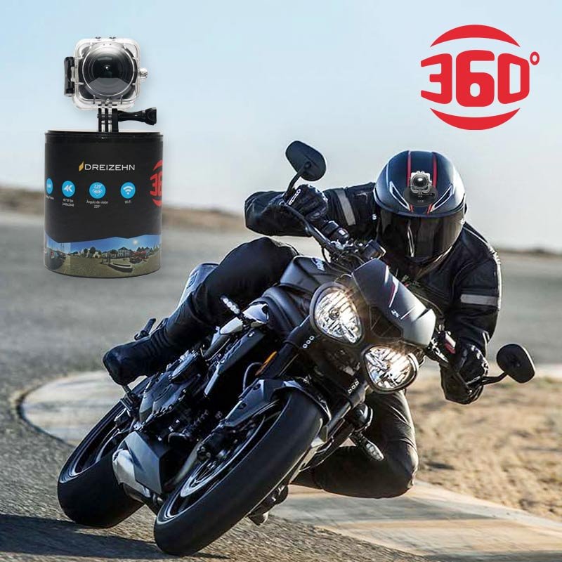 Videocamara  Dreizehn 360 Grados Resolución 4K Compatible iOs/Android