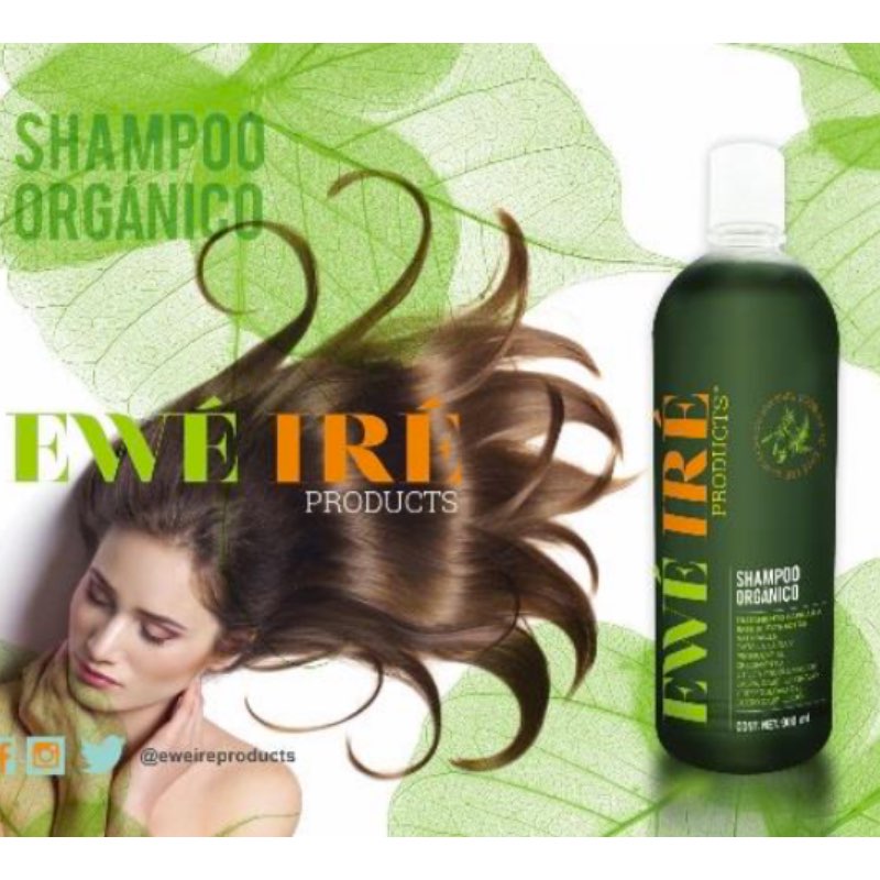 Shampoo Orgánico Y Ecológico Ewe Ire - 500ml (2 Unidades)