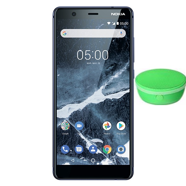 Celular NOKIA LTE TA-1081 5.1 Color AZUL Telcel, mas bocina inalambrica MD-12 color verde de regalo