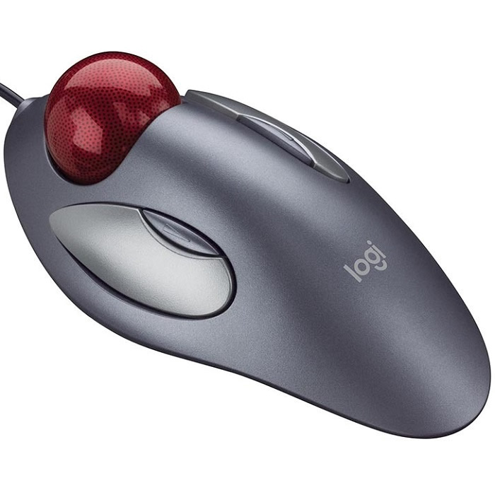 Mouse Logitech TrackMan Marble Alambrico Optico 910-000806