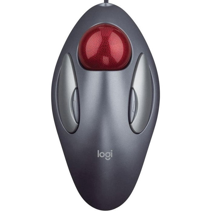 Mouse Logitech TrackMan Marble Alambrico Optico 910-000806