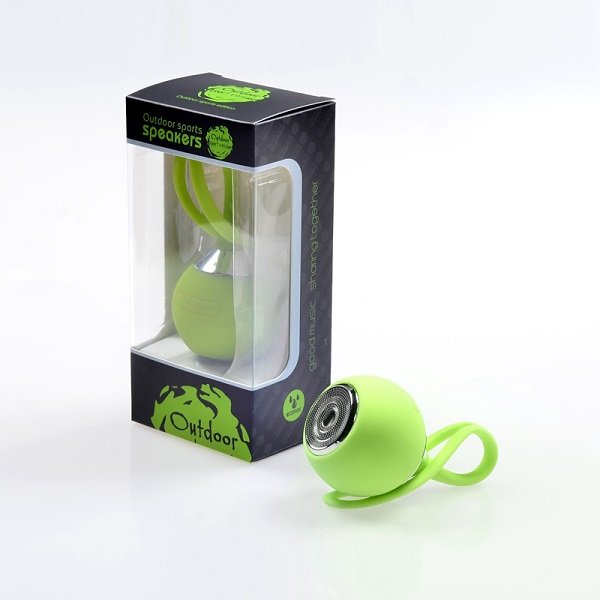 Bocina Portatil Bluetooth Resistente al Agua Color Verde