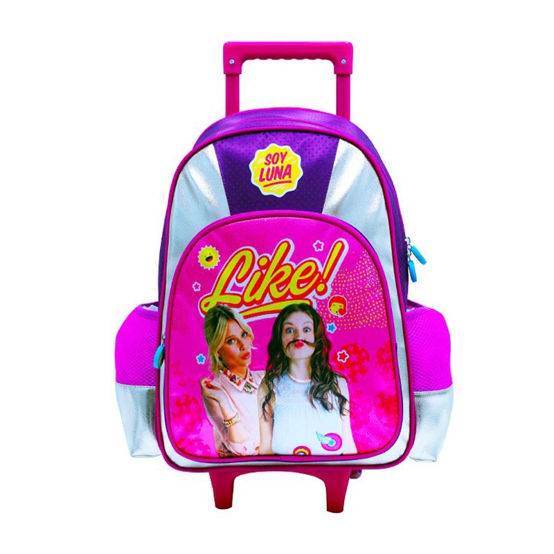 Mochila de Carro Escolar ATM PACKS, Soy Luna 0258-Morado con Fiusha