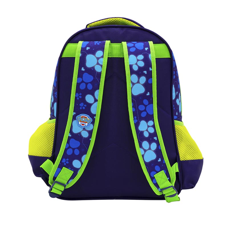 Mochila Escolar ATM PACKS, Paw Patrol 1130-Azul con Verde