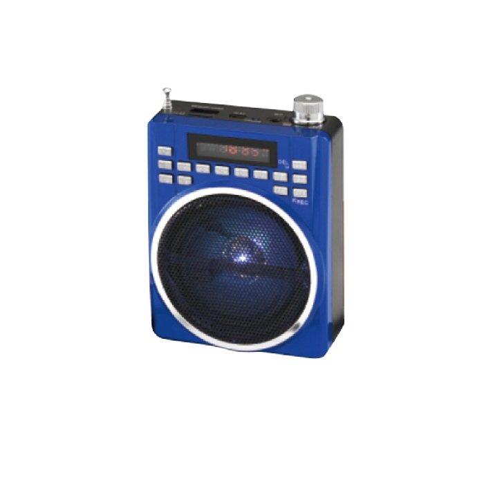 Bocina Bluetooth Usb Sd Led Microfono Grabadora Plus Power Azul 