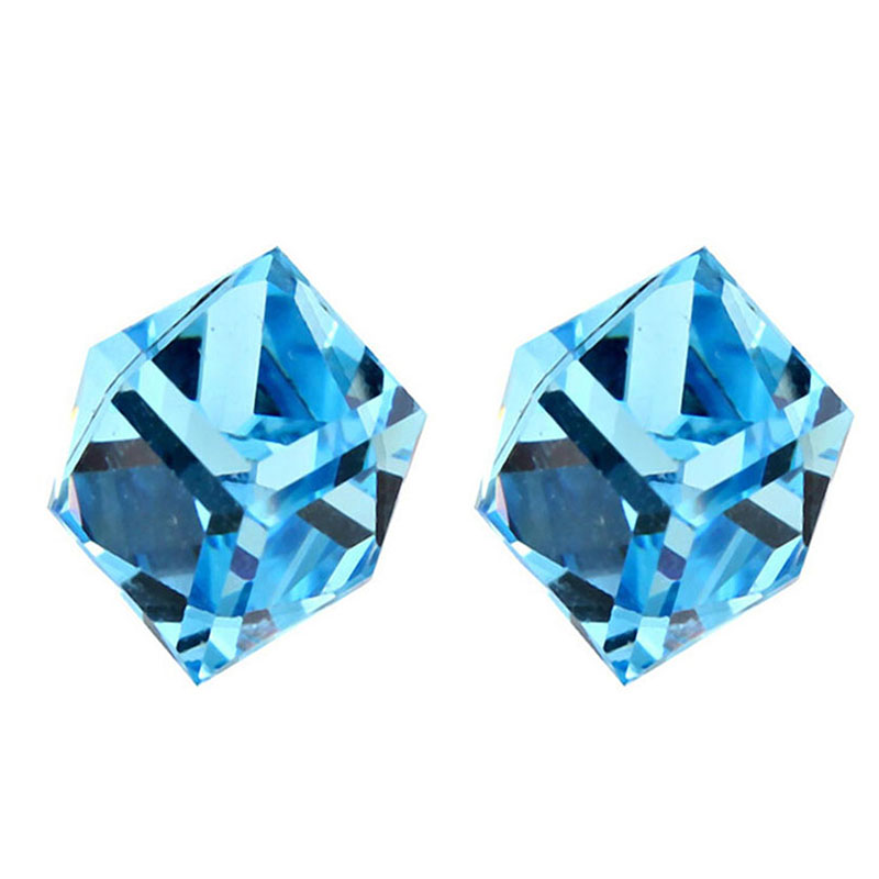 Aretes Cosmic Shine on Blue  Cristal Sun