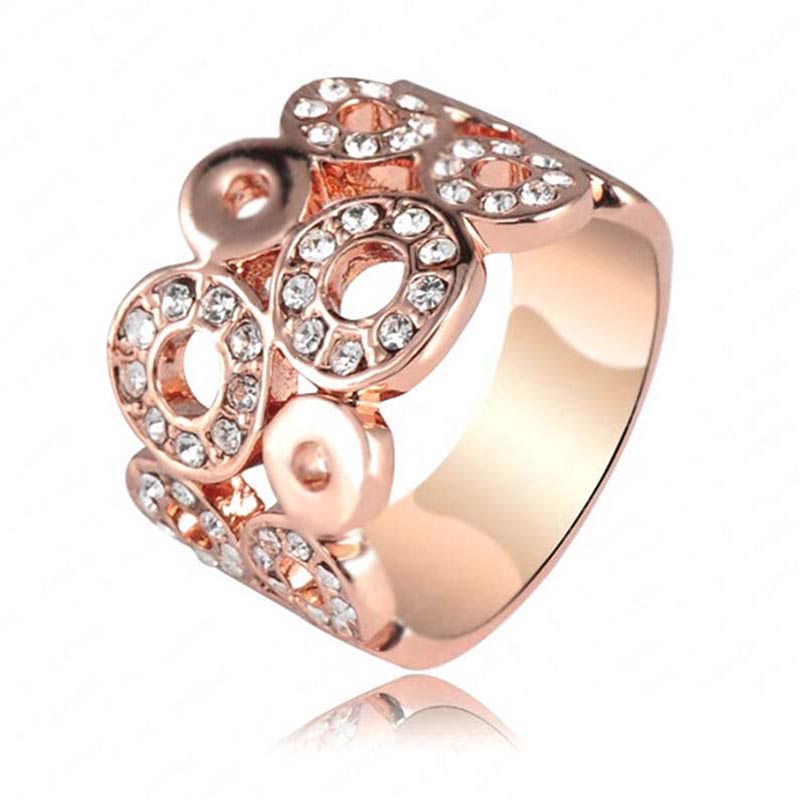 Anillo Loving Circles, Cristal Sun