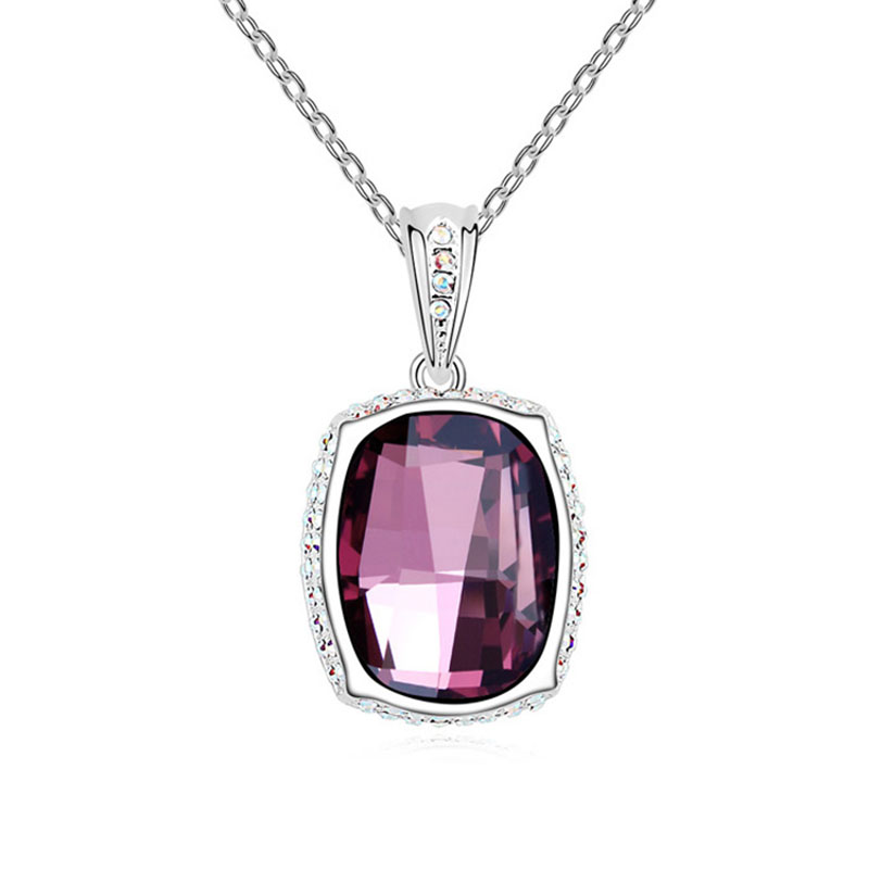 Collar Paris Paris On Purple, Cristal Sun