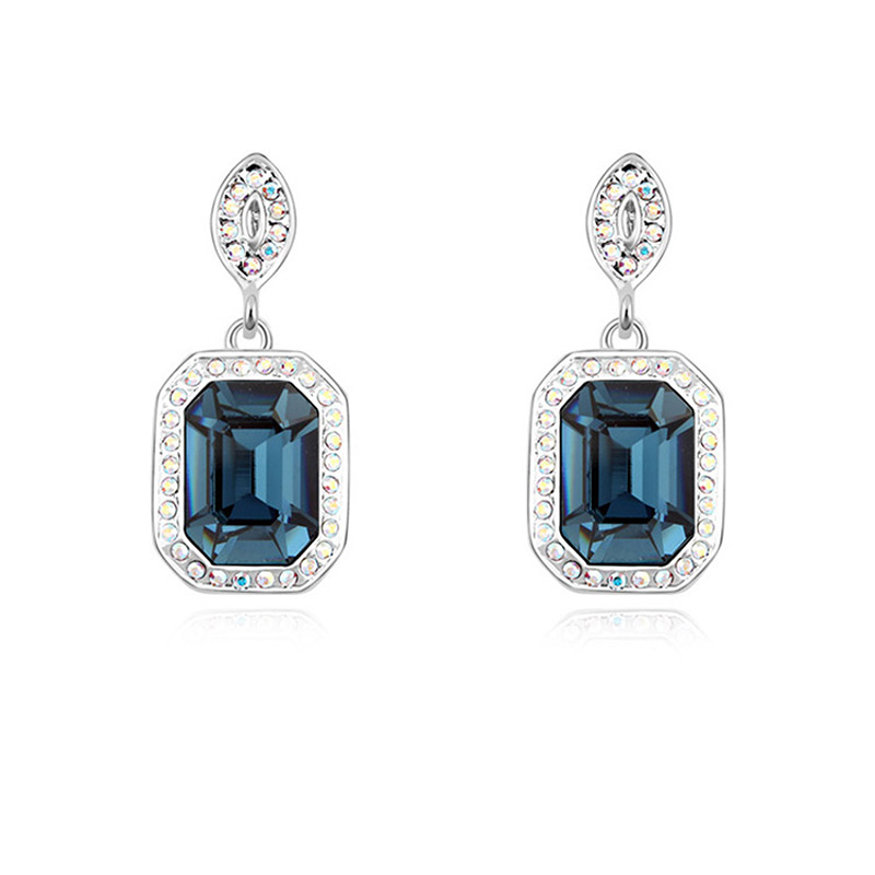 Aretes Mademoiselle On Blue, Amor De Cristal