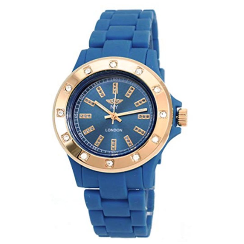 Reloj Sophisticated on Blue, Cristal Sun