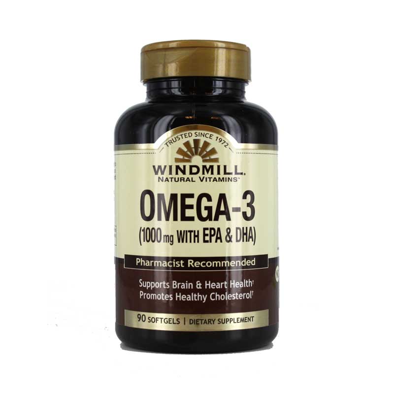 Suplemento Omega 3 Windmill (100mg Con Epa + Dha) 90 Caps
