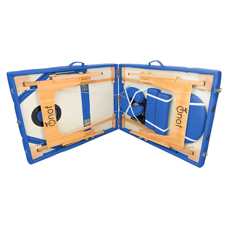 Cama De Masaje Portátil Onof Plegable Con Estuche - Azul