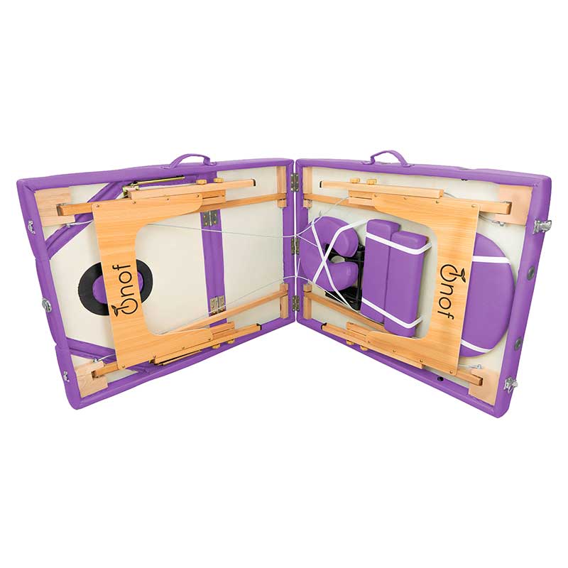 Cama De Masaje Portátil Onof Plegable Con Estuche - Lavanda