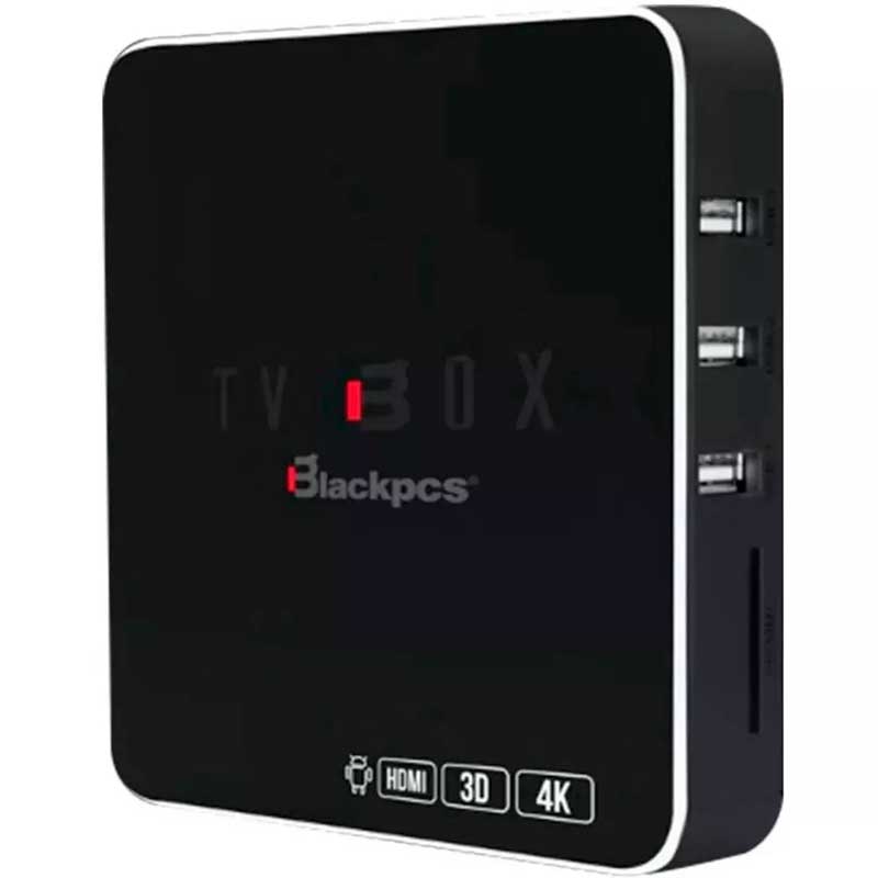 Android Tv Box Kit 2 Piezas Hdmi Wifi Blackpcs Eo104k-bl
