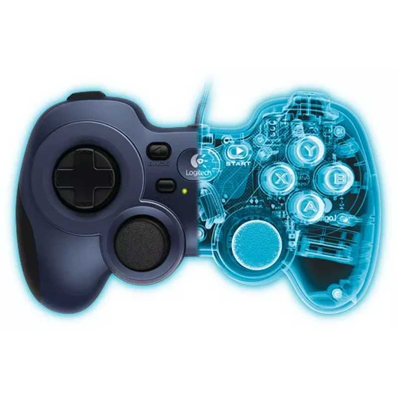 Control Gamer Logitech F310 Para Pc Usb 940-000110 Azul
