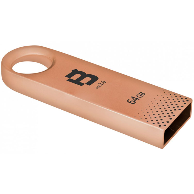 Memoria USB BLACKPCS 2108 64GB Bronce Metalica MU2108RG-64