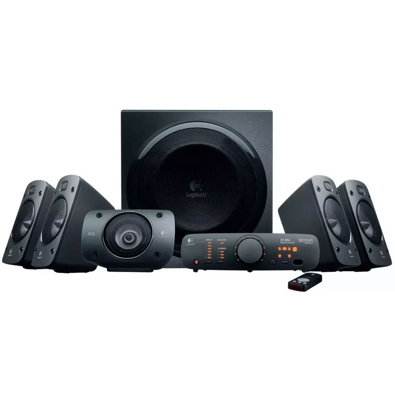 Bocinas LOGITECH Z906 Subwoofer Sonido 5.1 THX Entrada óptica 500W RMS 980-000474 