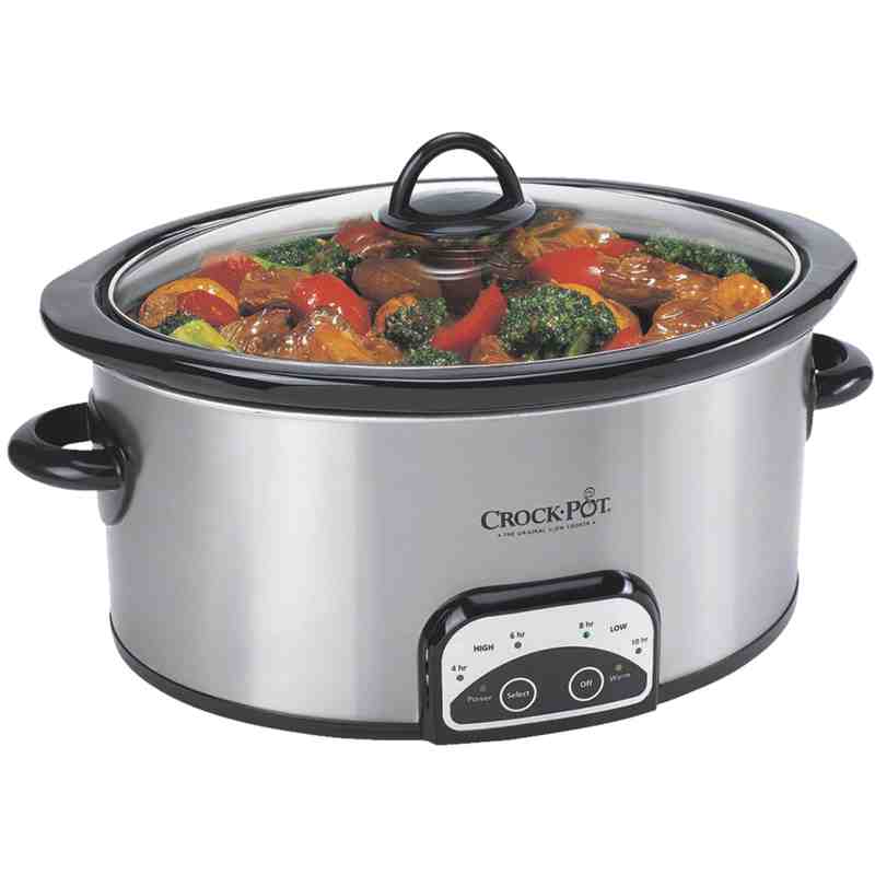 Olla De Cocimiento Lento Crock Pot 5.7 Lts Sccpvl605s Acero
