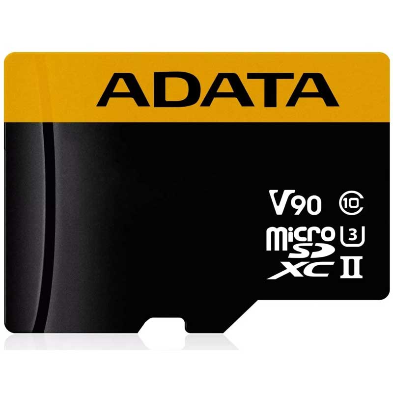 Memoria Micro SDXC 64GB ADATA V90 Clase 10 Premier One 8K Ultra HD Juegos 3D AUSDX128GUII3CL10-CA