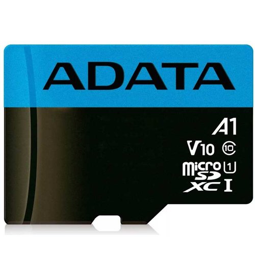 Memoria Micro SDXC 64GB ADATA Clase 10 Juegos A1 Videos Full HD V10 AUSDX64GUICL10A1-RA1 