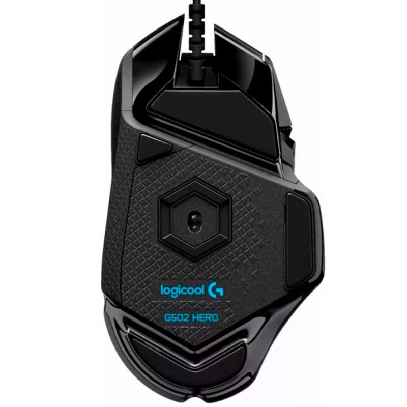 Mouse Gamer Logitech G502 Hero, hasta 16,000 dpi, 11 botones, RGB