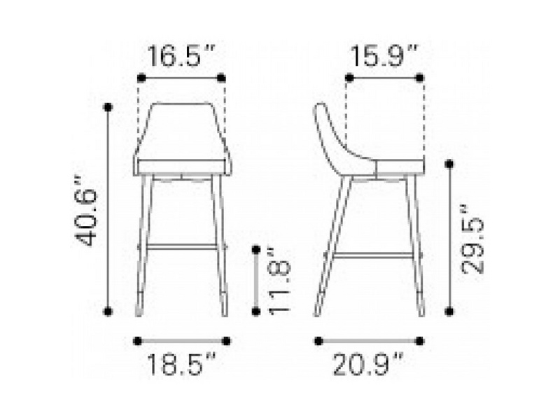 Banco De Bar Modelo Piccolo Rosa - Kessa