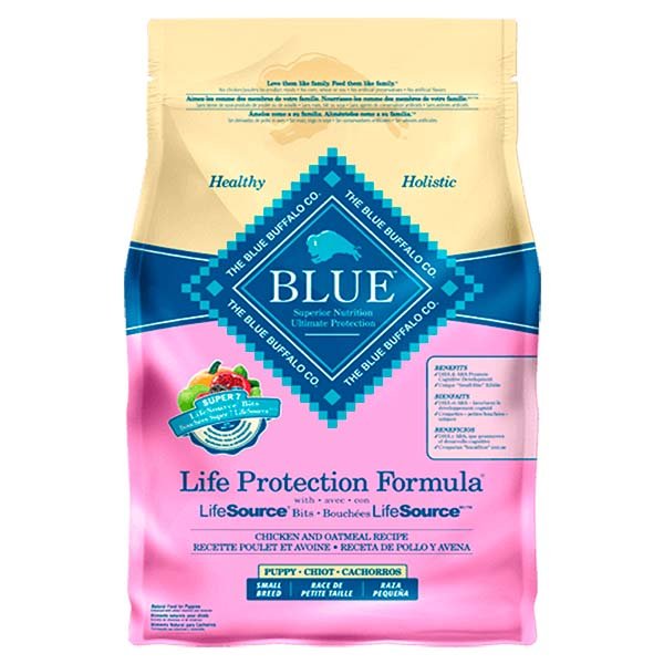 Blue Buffalo Alimento para cachorros de raza pequeña Life Protection Fórmula de pollo  0.9 Kg