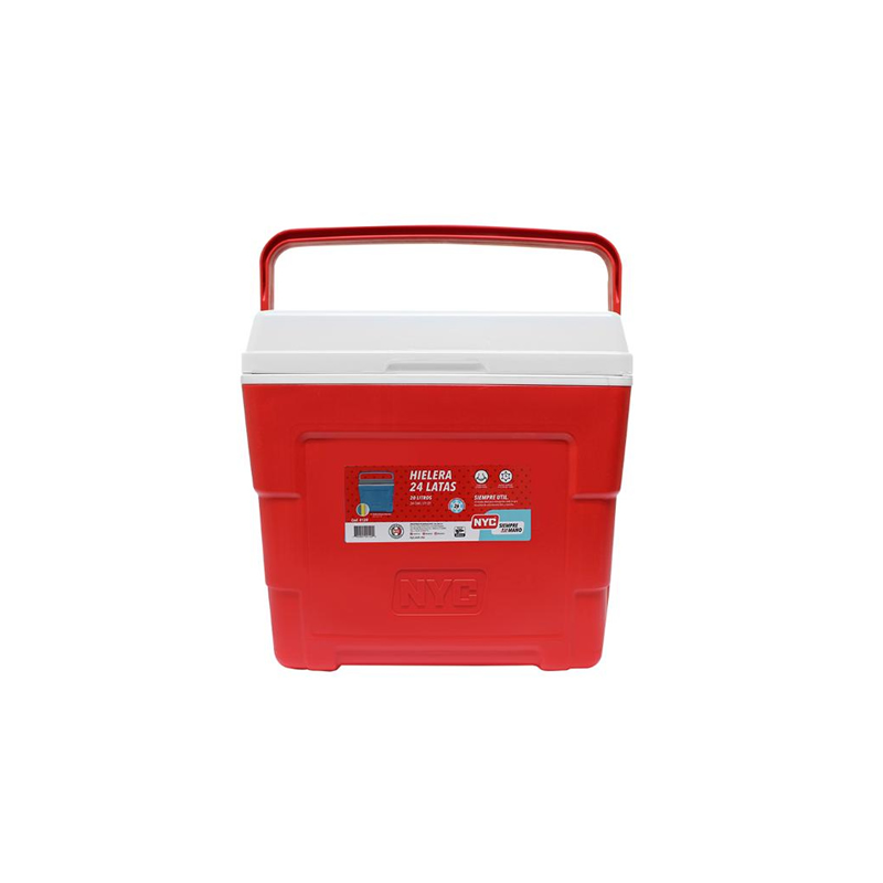 Hielera NYC Plástico 24 Latas 20 Litros 