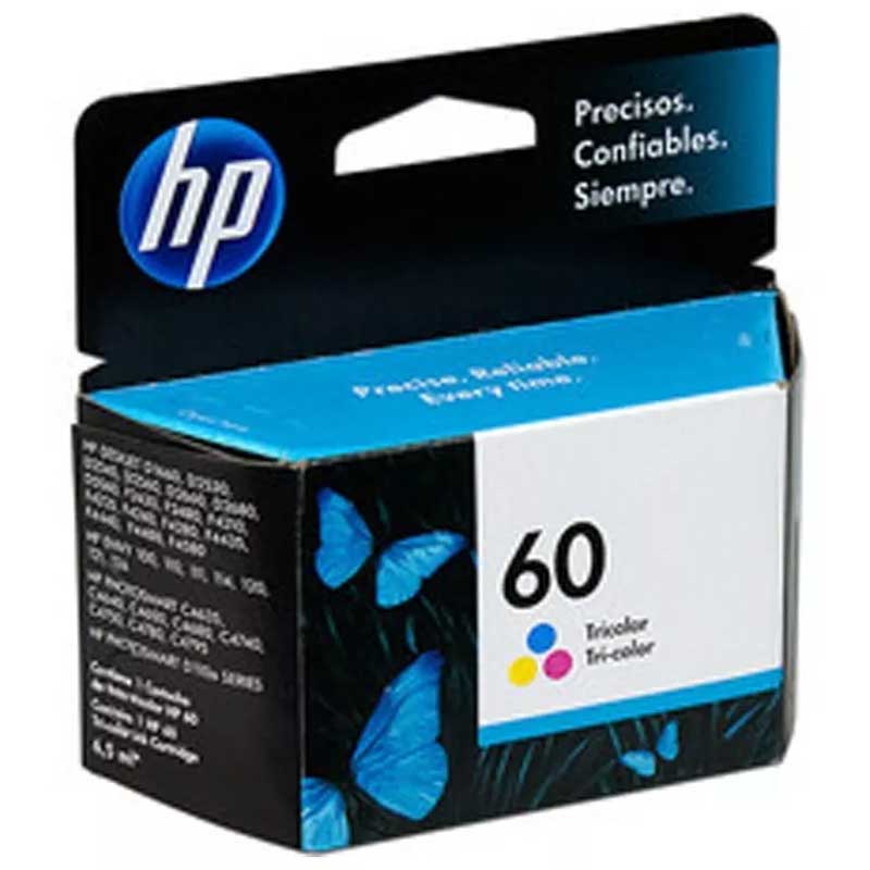  Cartucho Hp 60 Tricolor Para Deskjet D2545 Cc643wl Original
