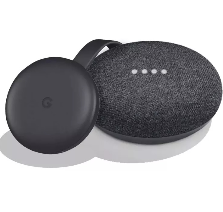 Smart Tv Kit Google Home Mini + Chromecast 3 Color Gris