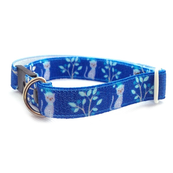 Collar Para Gato Con Diseño Navideño De Elástico Y Broche De Seguridad Breakaway. Marca Nyucat