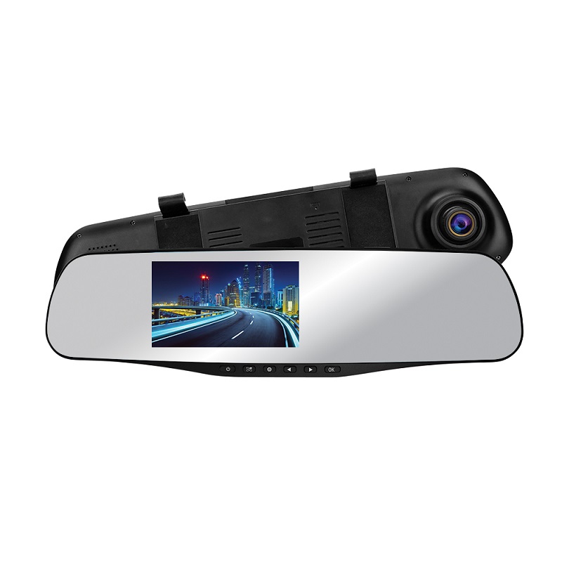Espejo Retrovisor con DVR y Camara de Reversa Marca Spider 