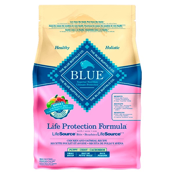 Blue Buffalo Alimento para cachorros de raza pequeña Life Protection Fórmula de pollo 2.5 Kg