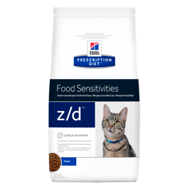 Hills Prescription Diet Alimento para Gato Z/D Proteína Hidrolizada 1.8 Kg