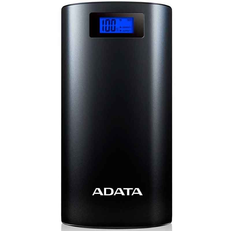 Power Bank 20000MAH ADATA P20000D Bateria Portatil AP20000D-DGT-5V-CBK 
