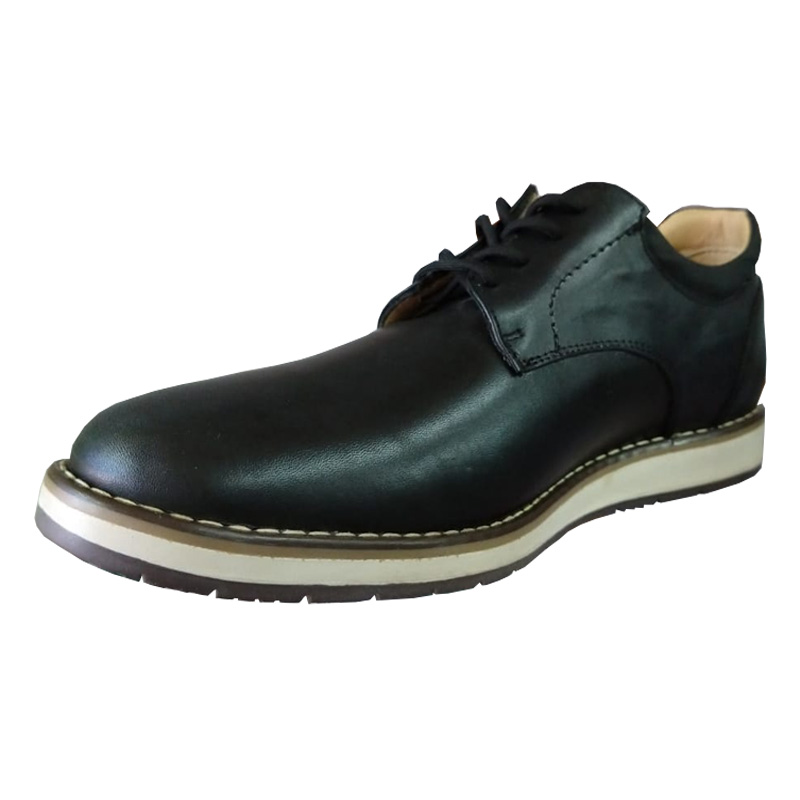 Zapato Caballero Hombre 20 HRS Negro Piel Nacional	