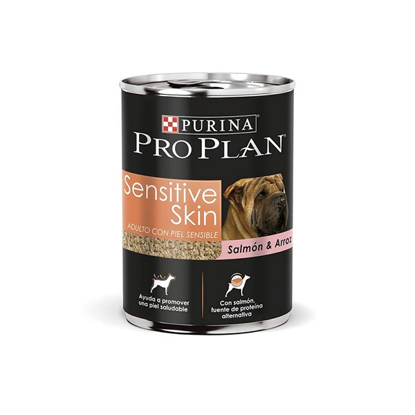 Pro Plan Alimento Húmedo Para Perro Adulto Piel Sensible De Salmón 360 Gr
